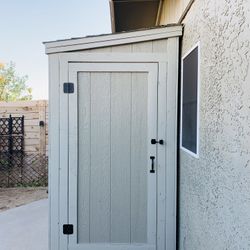 4x8 Wood Storage shed (HOA Approved)