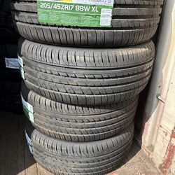 205/45/17 Tbb Tires Installed And Balanced 