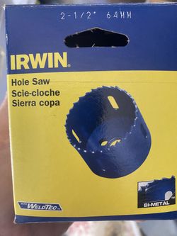 Irwin Hole Saw 2.5”