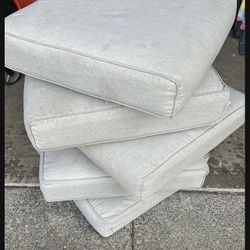 5 SEAT CUSHIONS ONLY for Outdoor Patio Furniture