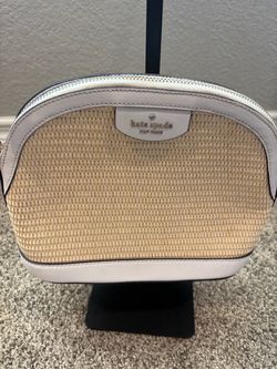 Kate Spade Woven Straw Crossbody Dome Bag