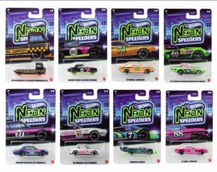 New 2027 Hot Wheels Neon Speeders Mix 1. COMPLETE SET $45