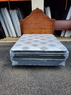Queen bed pillow top can deliver new and frame headboard