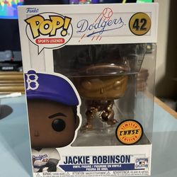 Funko Pop Sports Legends Dodgers #42 Jackie Robinson Bronze Chase Limited Edition Coopertown Collection