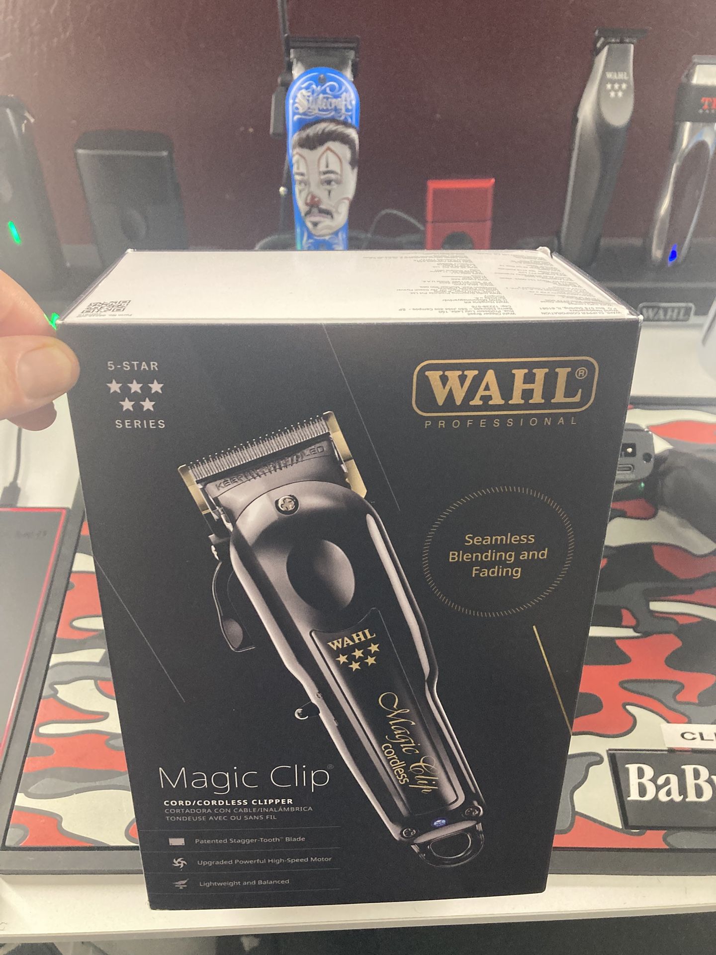 Wahl 5 Star Black Cordless Magic Clip