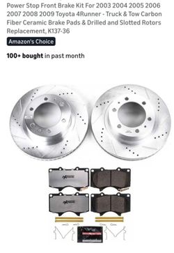 2005 Toyota tacoma Front brake kit