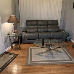 Raymour & Flanigan Leather Couch 
