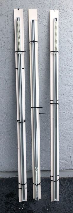 Vertical Blind Track Rails – Set of 3