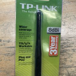 Antenna with S M A connector  2.4 ghz  New 