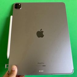 Apple IPad Pro 12.9” 6th Generation (2022 Model / M2 chip ) 128GB WiFi + cellular (5G Unlocked) with keyboard, pen & Accessories 
