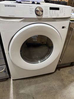 Samsung 7.5 cu. ft. Vented Stackable Electric Dryer in White with Sensor Dry