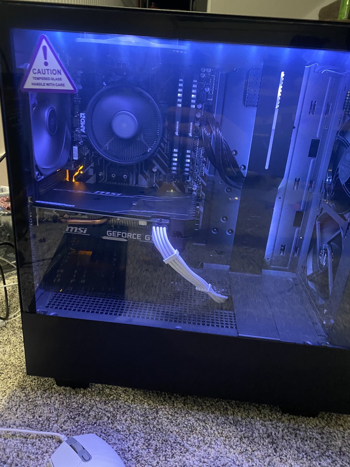 Ryzen 5 2600x/1660 Super Black gaming Computer