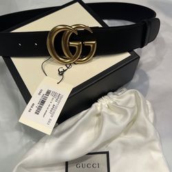 Double G Gucci Marmont Belt