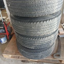 4 Used Wheels And Tires 18 Tire Size (contact info removed) Good Condition