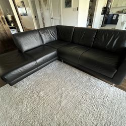Real Leather Sectional 