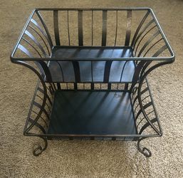Two Tier Metal Basket $20