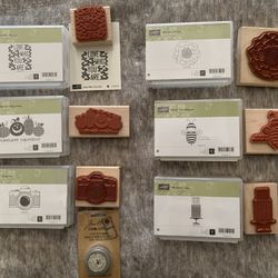 Stampin Up Rubber Stamps Birthday Baby Hallow