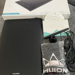 Huion H610 Pro V2 Graphic Drawing Table with Battery-Free Stylus - Black