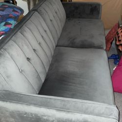 Grey Sofa/futon