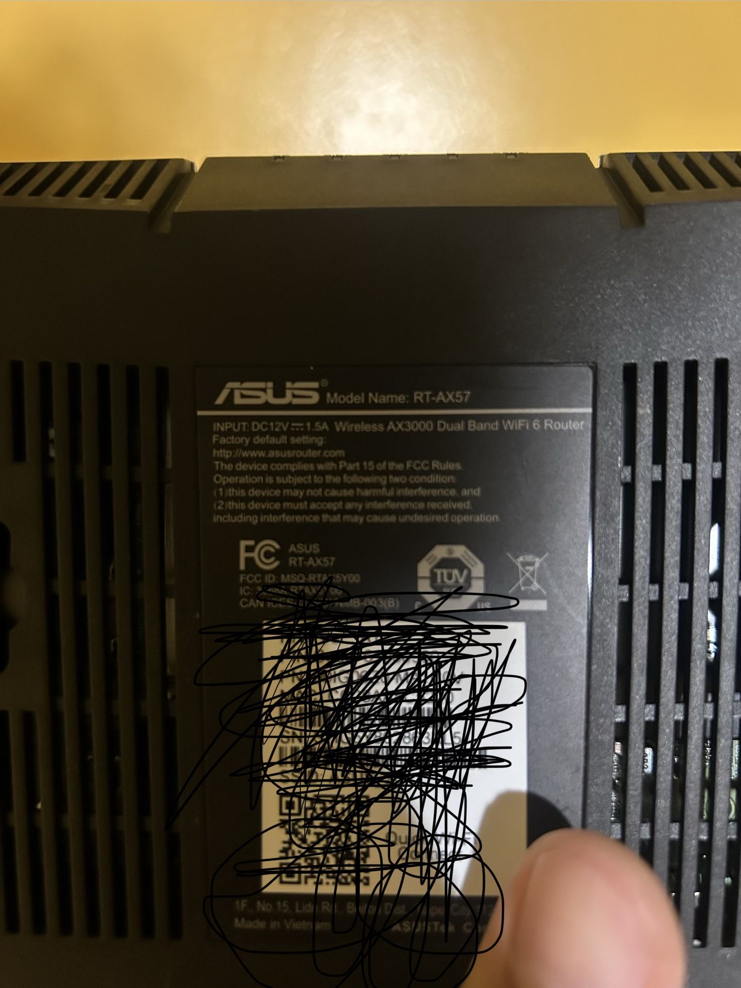 Asus Ax3000 WiFi 6 Router RT-AX57