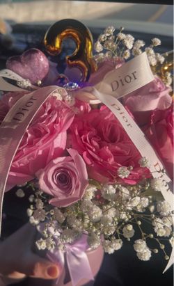 Mother’s Day Stanley cups with flowers