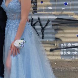Blue Prom Dress