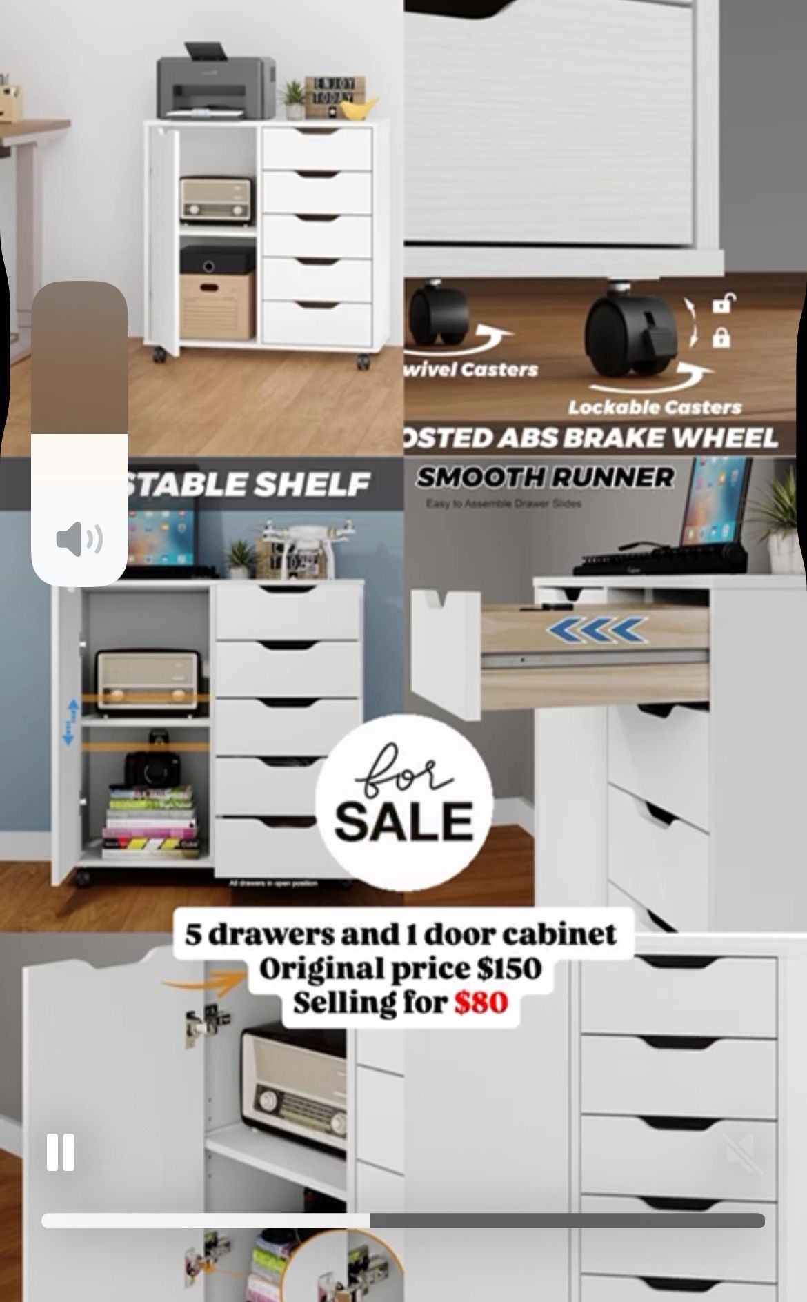 Cabinet Drawers And 1 Door