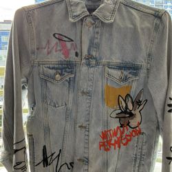 Zara Men’s Denim Jacket Size S fits M