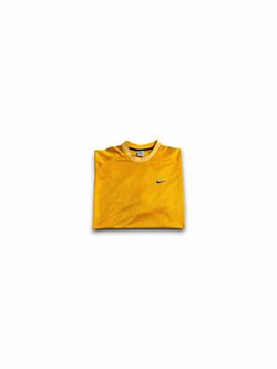 Vintage Nike Football Jersey Mens Medium Yellow & Black Pullover Shortsleeve 90s