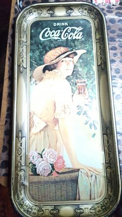 Vintage coke tray