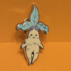 Harry Potter Mandrake Enamel Metal Pin 
