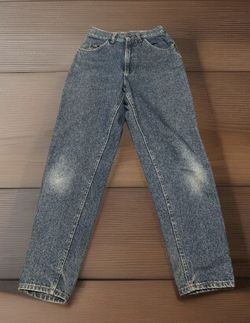 Vintage Lee Medium Wash High Rise Jeans Women’s 6 M  Blue Denim Tapered Leg