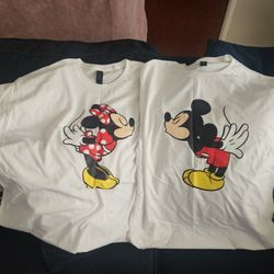 Unisex Mickey And Minnie Shirts