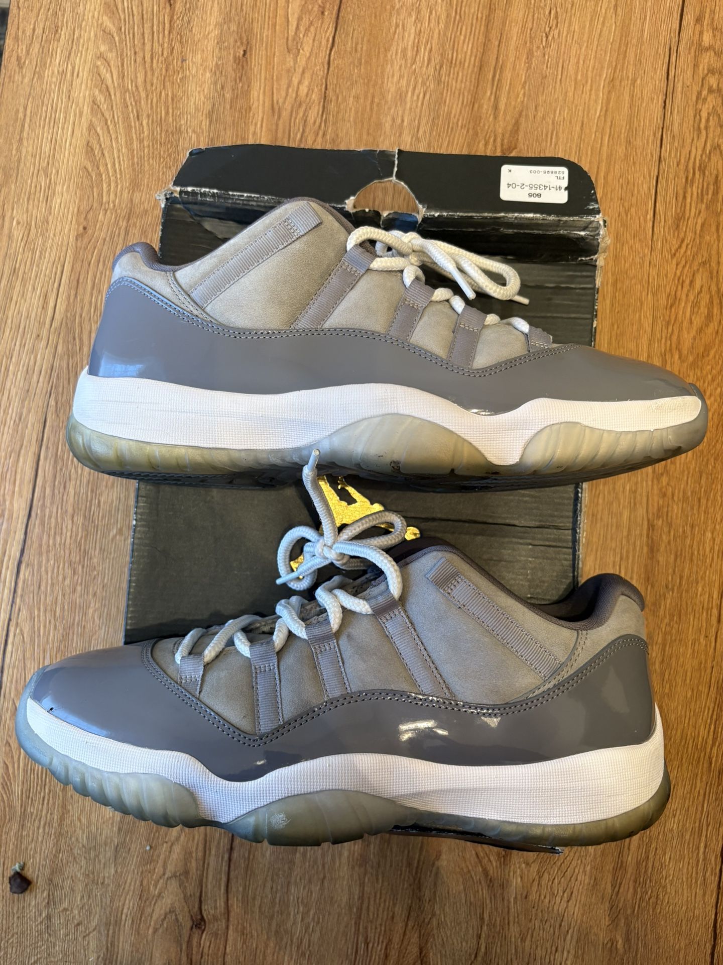 Jordan 11 Retro Low (Cool Grey) Size 12