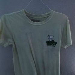 Light green Snoopy Shirt 