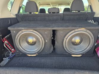Rockville 12in subs set with 3kwatt amp