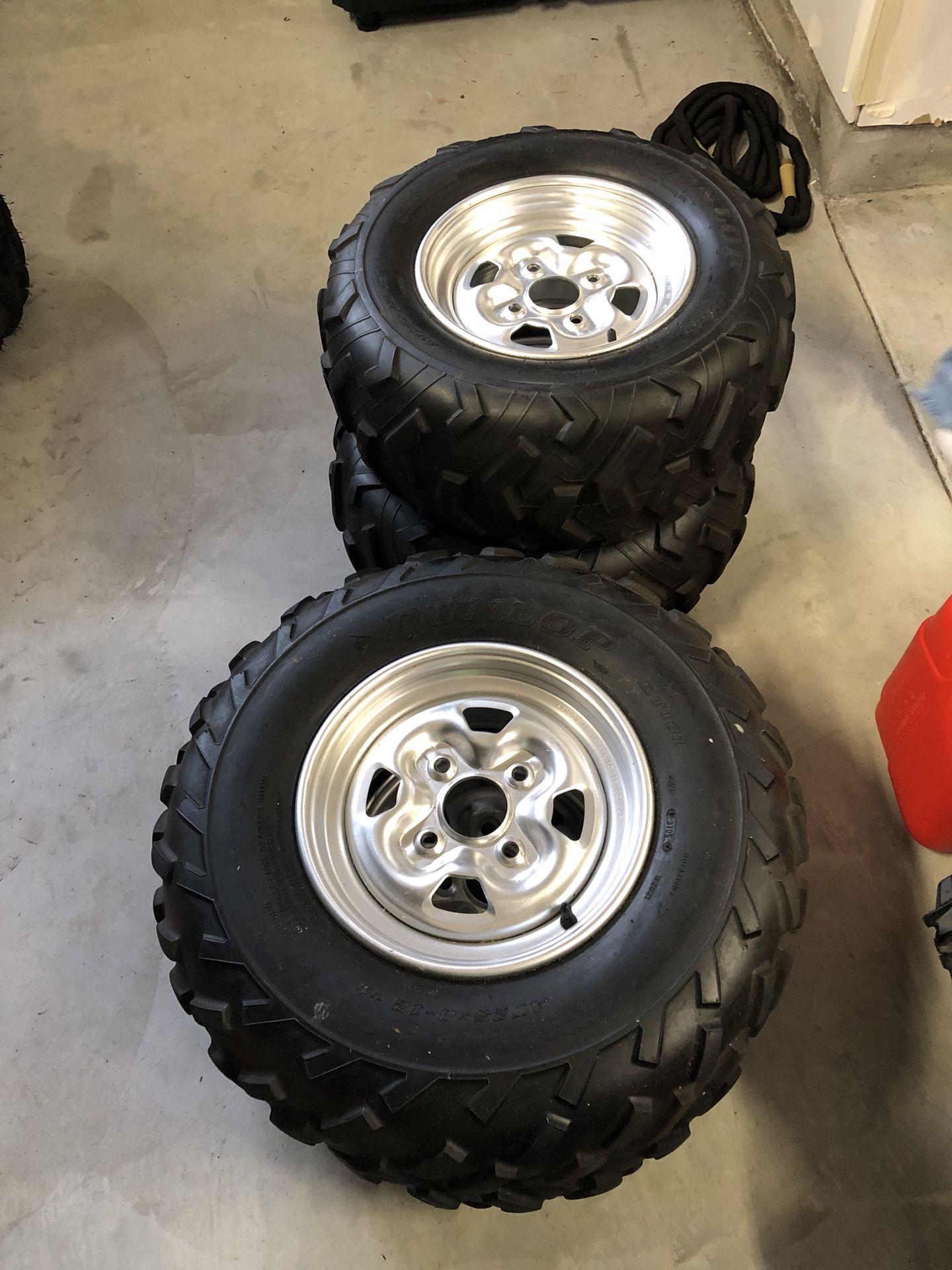 Yamaha grizzly factory wheels and tires
