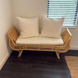 Natural Rattan Bench Made In Indonesia