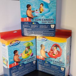 Swimways Sun Canopy Baby Boat