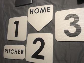 Kids Foam Baseball Field Mat Pads