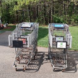 Six Shopping Carts