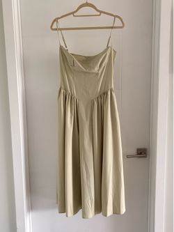 New light green dress