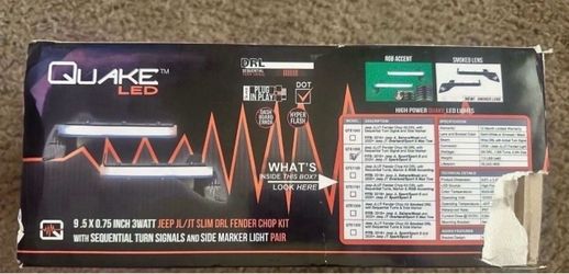 Quake LED lights for jeep wrangler