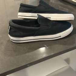Converse Slip-On Sneakers Chuck TAYLOR ALL STARTING on DOUBLE GORE SLIP Mens 9