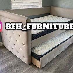 Twintwinn Light Brown Dayb3d W Orthopedic Matres!!!!