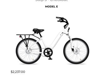 Electric bike Model E 14 AH battery,Suspension fork and rear rack for cargo