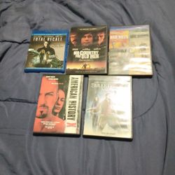 Bad Boys 1 & 2, No Country For Good Men, American History X, Bulletproof Monk and Total Recall 