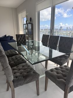 Glass Table With Glass Base