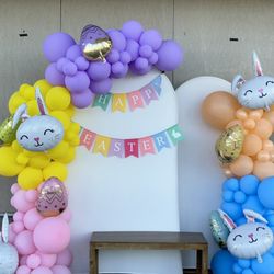 Easter Balloon Garland