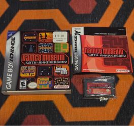 Namco Museum Game Boy Advance GBA 2001 Authentic Complete CIB Manual Video Game